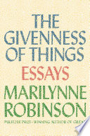 The givenness of things